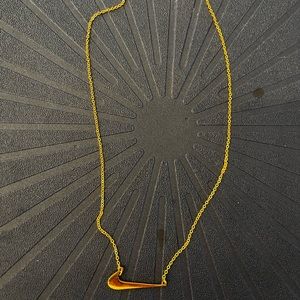 Nike Necklace Gold Dipped 19 Inches